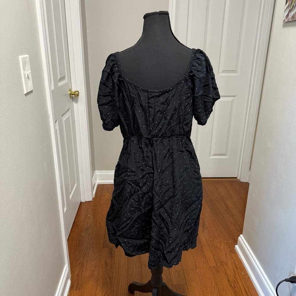 a new day navy Mini Dress with Puff Sleeves - Picture 3 of 4